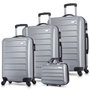 Zoozie Bags Juego de Maletas de 4 Piezas Gris
